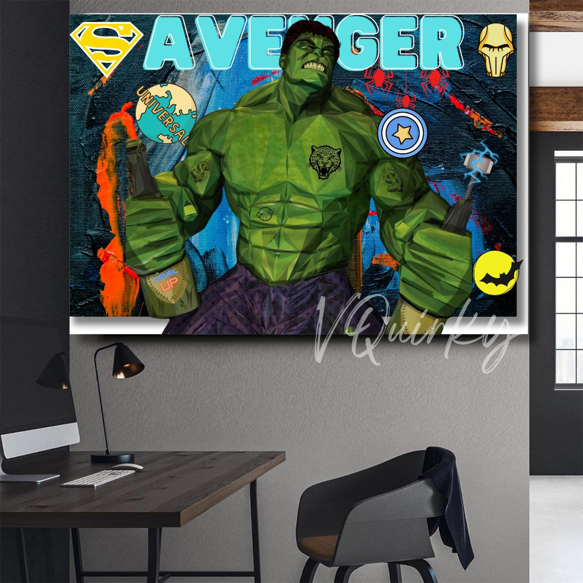 Avenger Hulk Canvas Painting