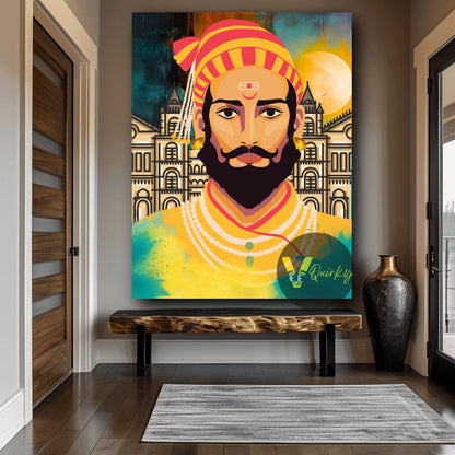 Chhatrapati Shivaji Maharaj V1 Canvas Painting