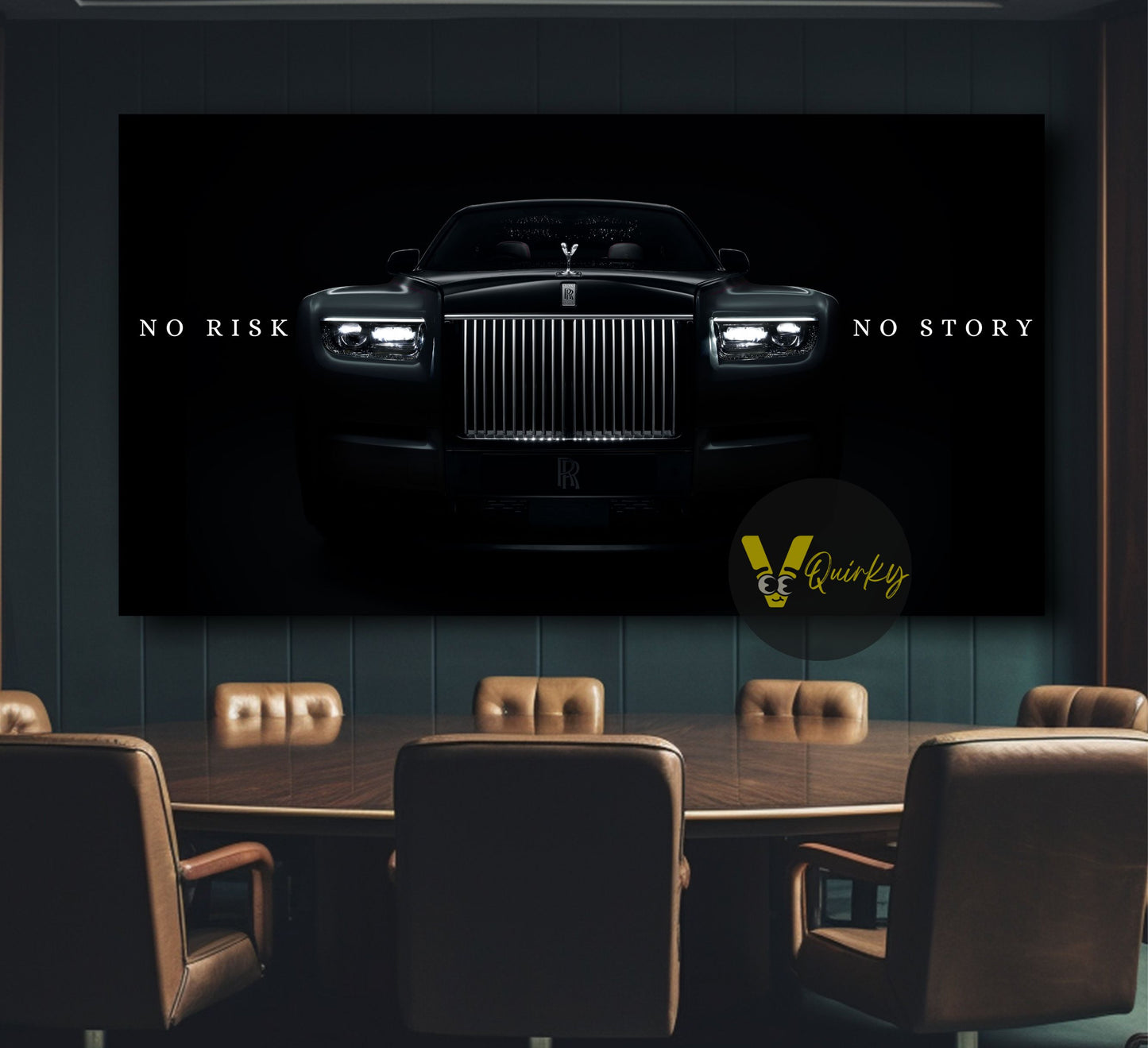 Rolls-Royce No Risk No Story Canvas Painting