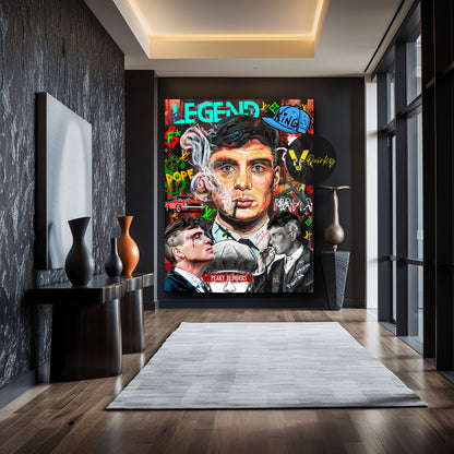 Peaky Blinders Thomas Shelby Canvas Painting