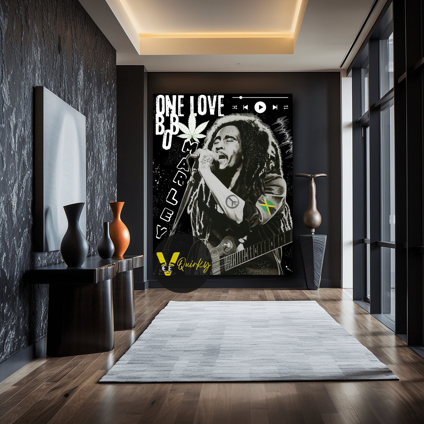 Bob Marley One Love Canvas Painting