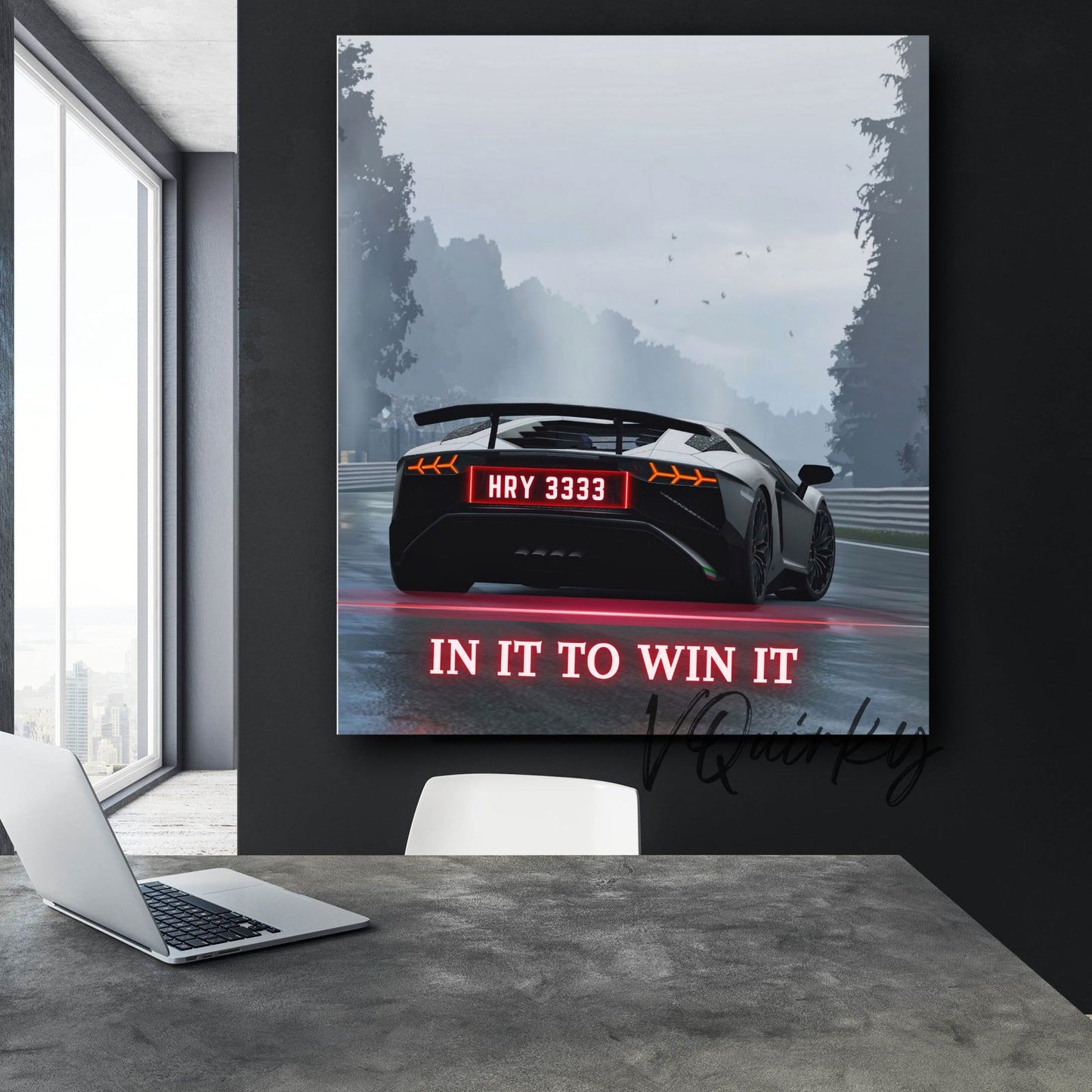 In It To Win It Canvas Painting