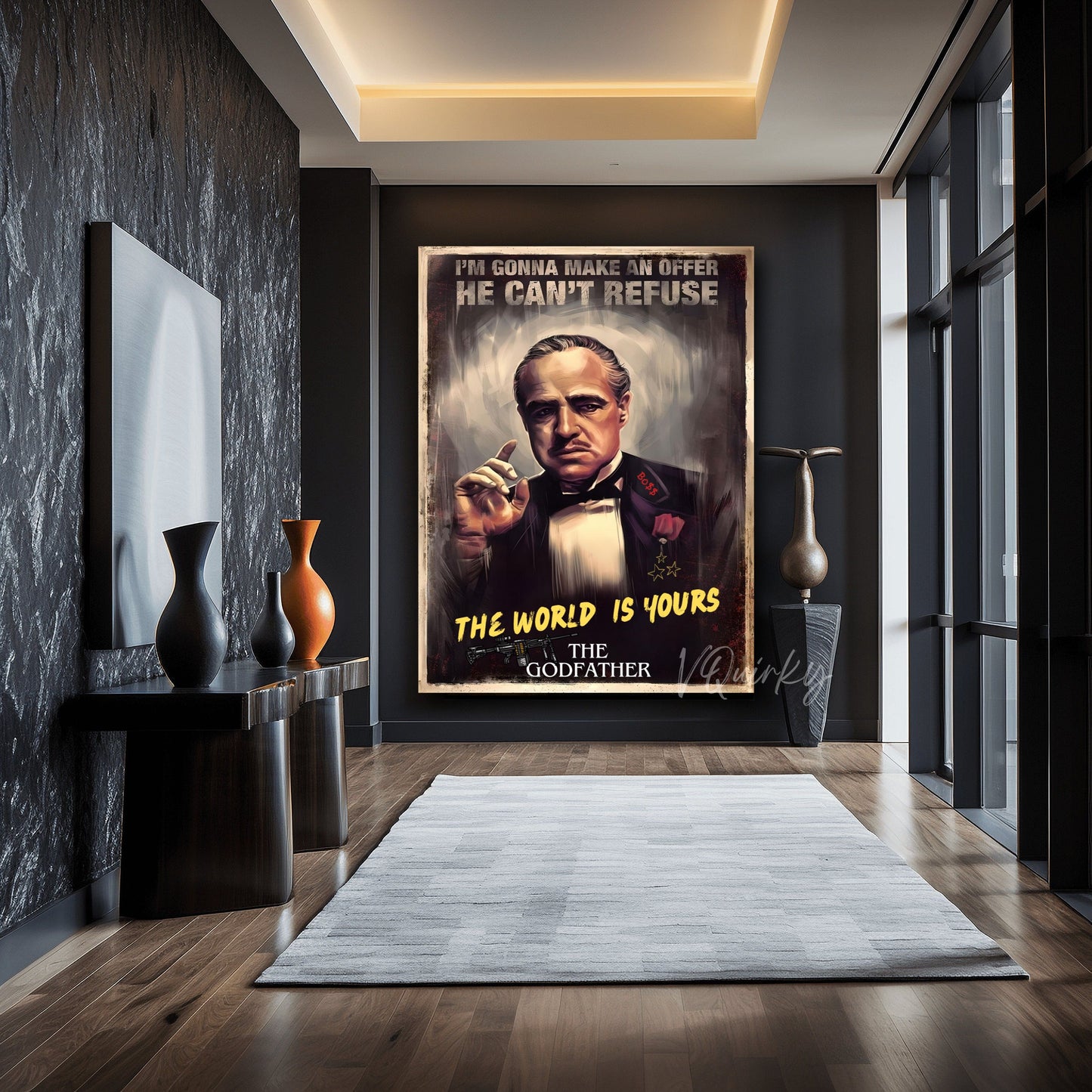 The Godfather (Don Vito Corleone) Canvas Painting