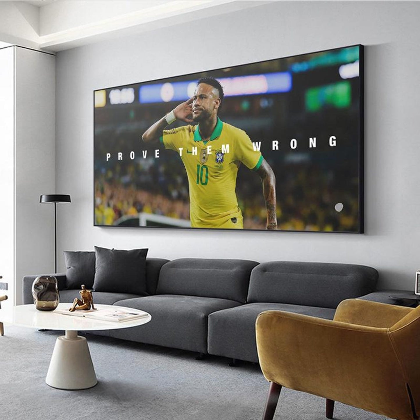 Neymar Prove Them Wrong Canvas Painting