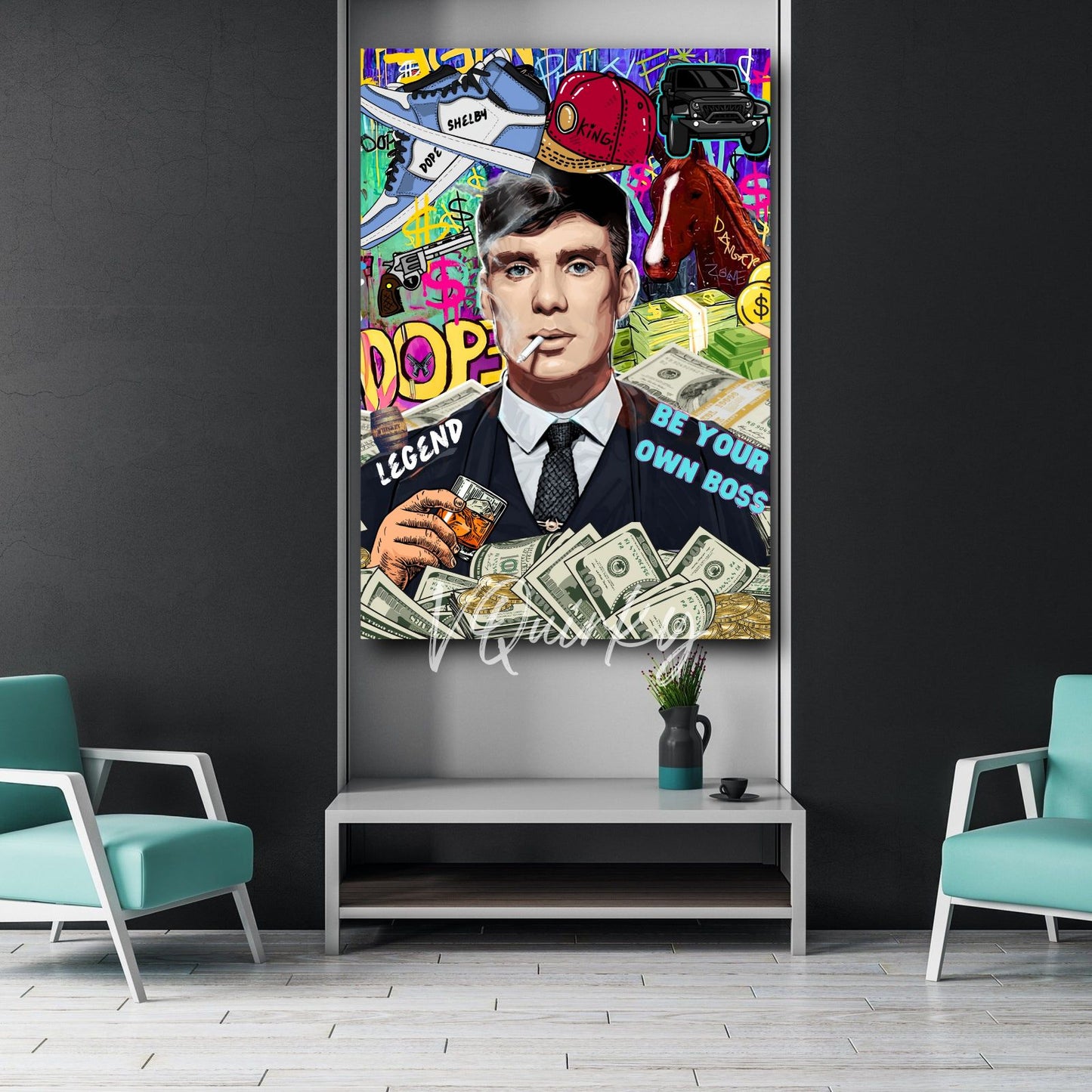 Peaky Blinders Thomas Shelby 2 Canvas Painting