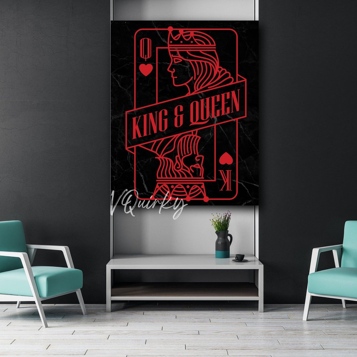 King And Queen Canvas Painting