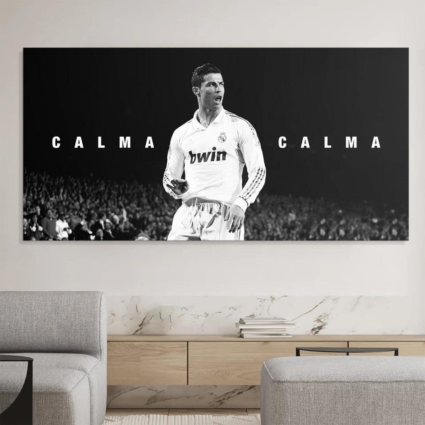 Cristiano Ronaldo Calma Calma Canvas Painting
