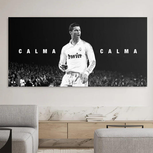 Cristiano Ronaldo Calma Calma Canvas Painting