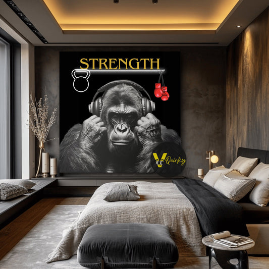 Powerful Monkey Canvas Painting