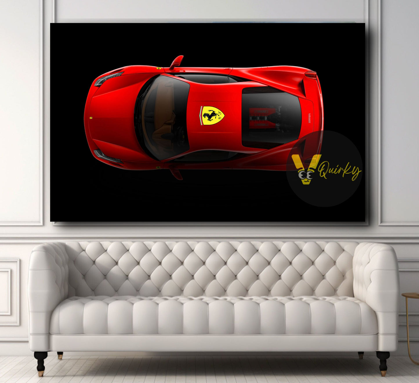 Ferrari 458 Italia Canvas Painting