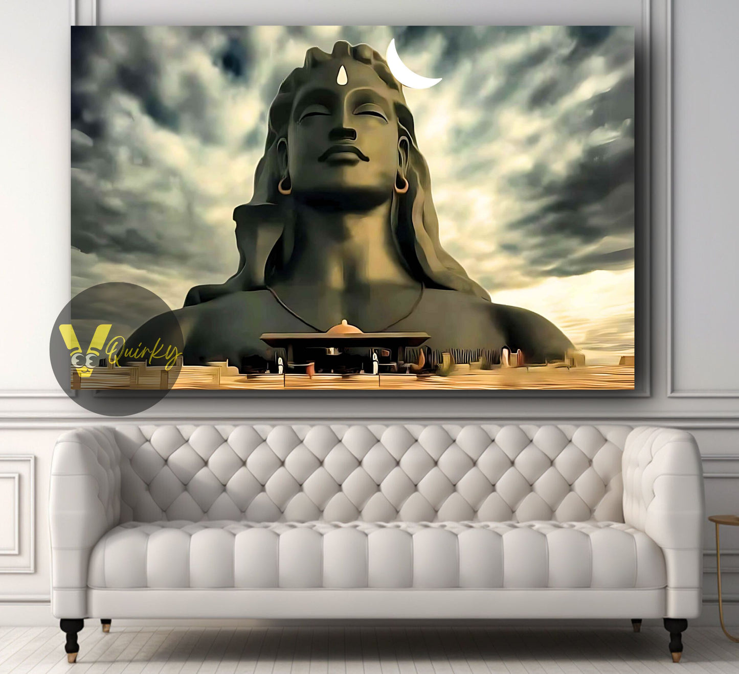 Adiyogi Shiv Ji Canvas Painting