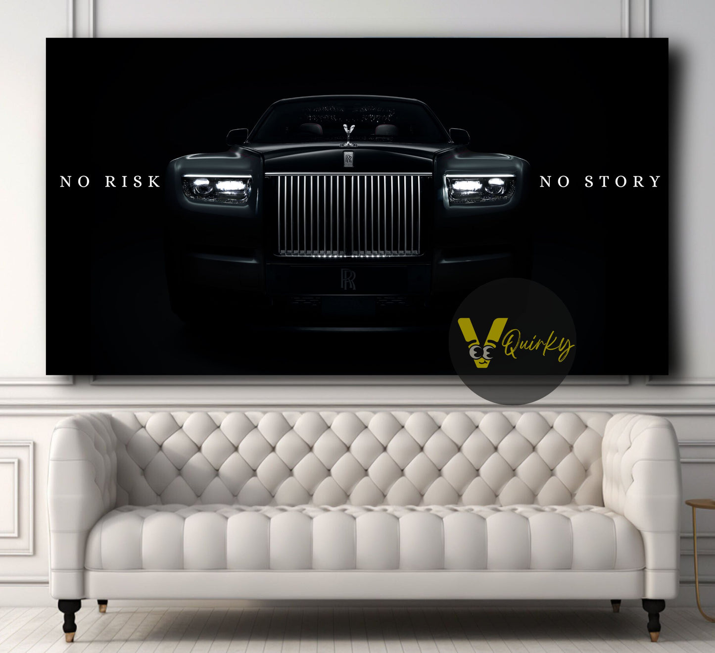 Rolls-Royce No Risk No Story Canvas Painting