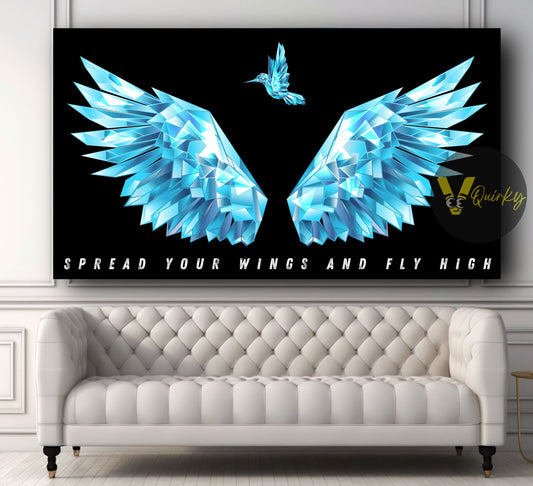 Spread Your Wings And Fly High Canvas Painting