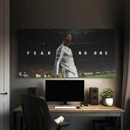 Cristiano Ronaldo Fear No One Canvas Painting