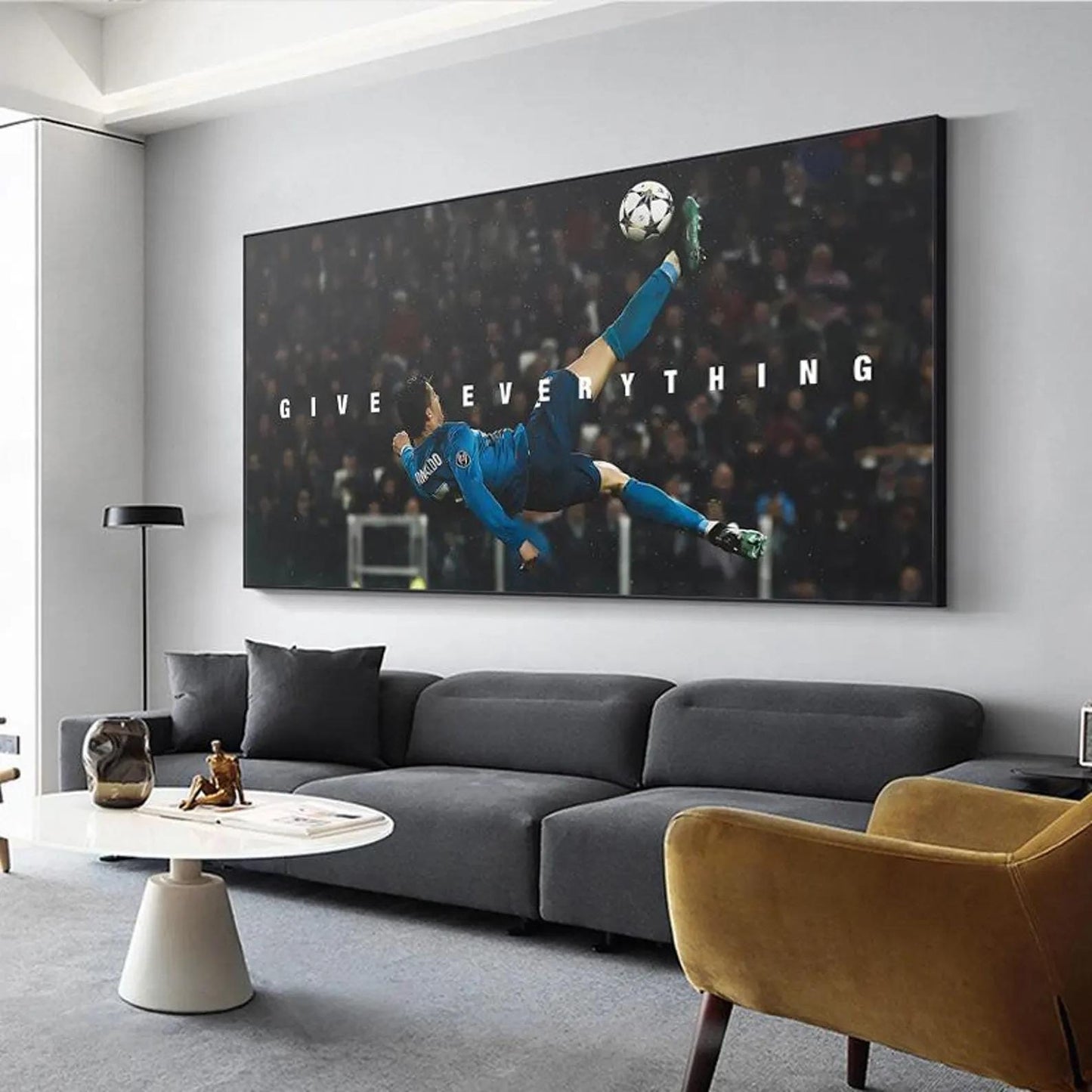 Cristiano Ronaldo Give Everything Canvas Painting