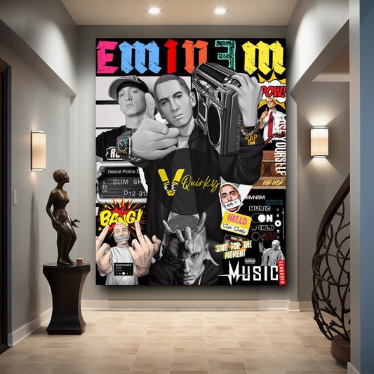 Eminem Canvas Painting