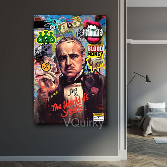 The Godfather Canvas Painting