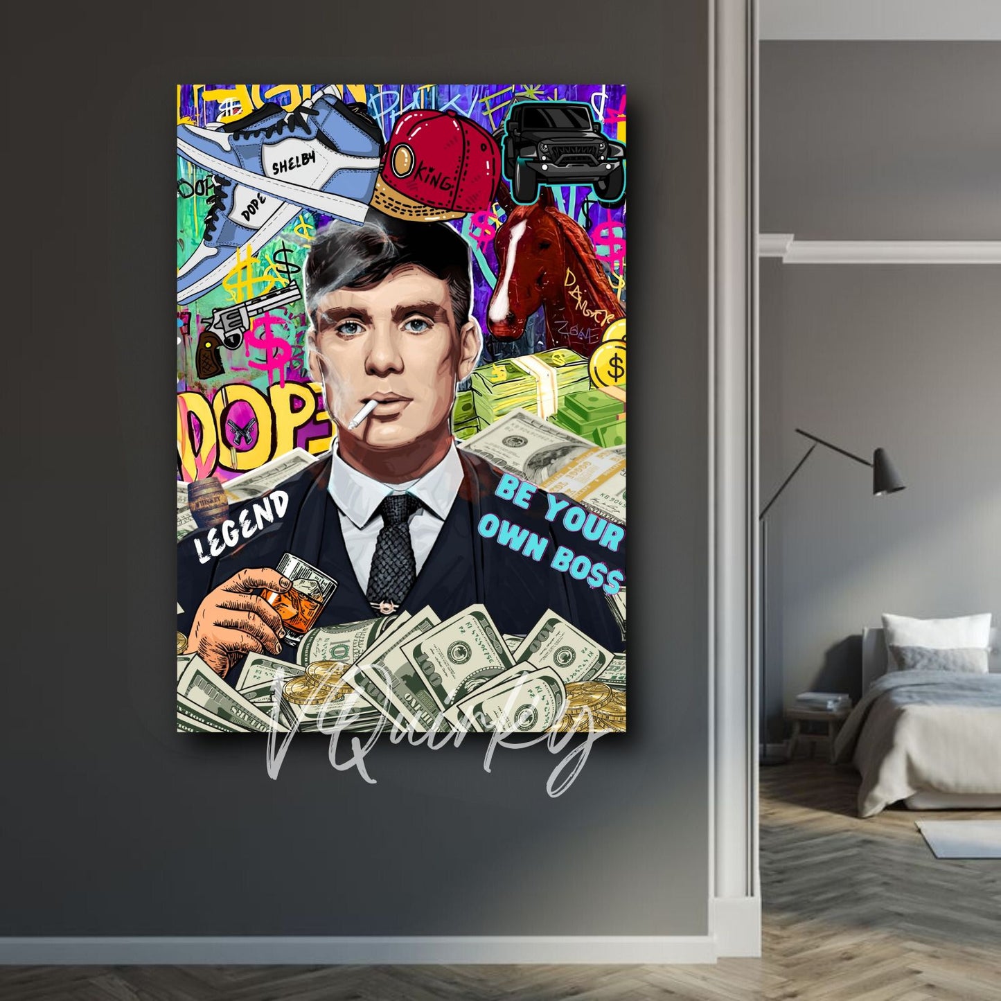 Peaky Blinders Thomas Shelby 2 Canvas Painting