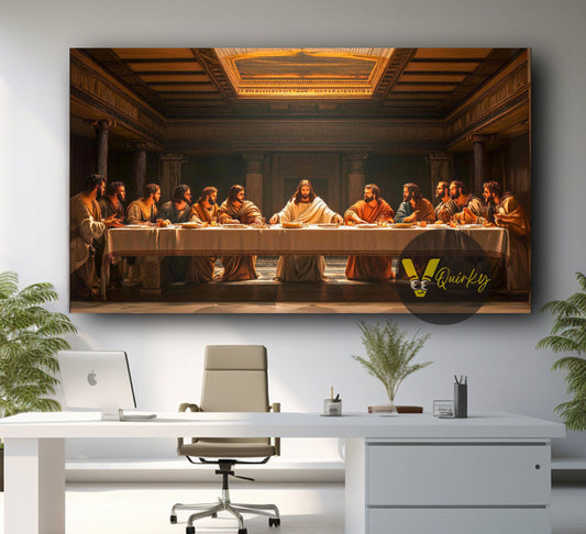The Last Supper Jesus Canvas Painting