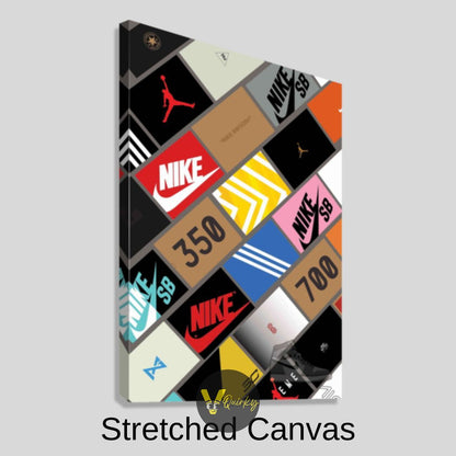 Nike Shoe Box Canvas Painting