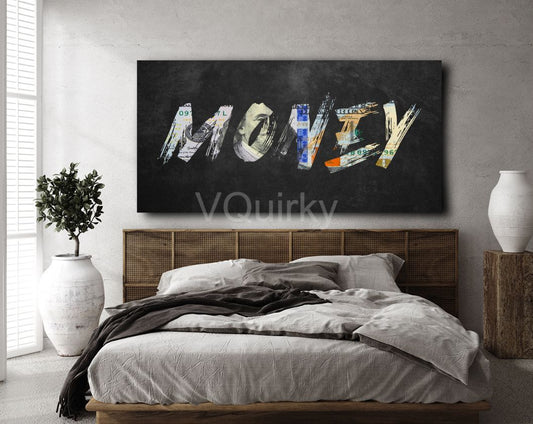 MONEY Canvas Painting